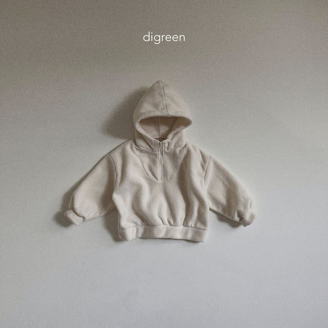 digreen / polar fleece zip-up