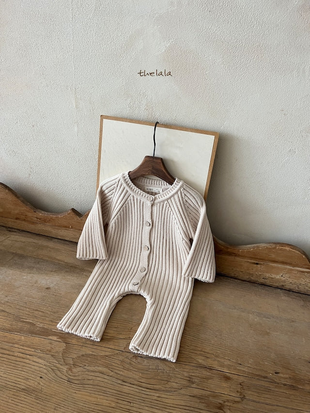 thelala / open knit suit