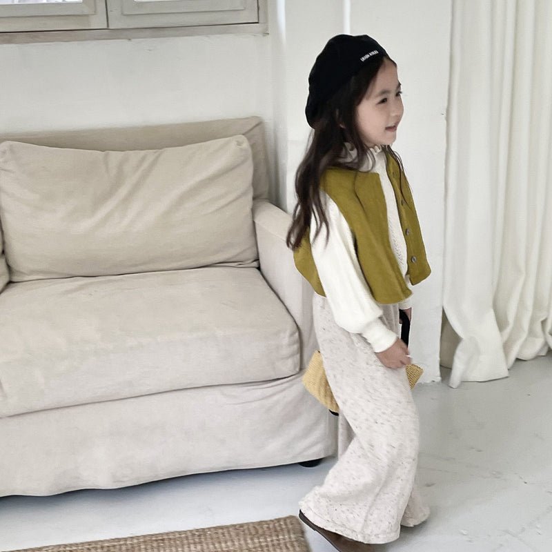 loose fit vest【for kids , jr】
