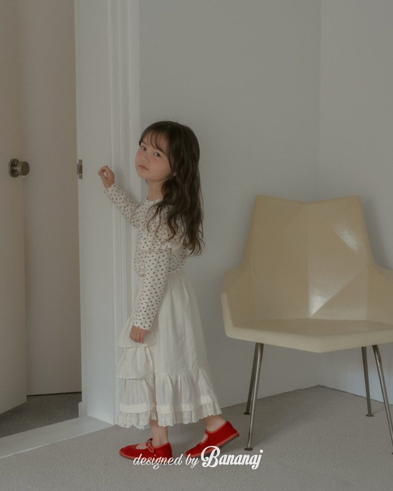 bananaj / blossom tee【for kids & jr.】
