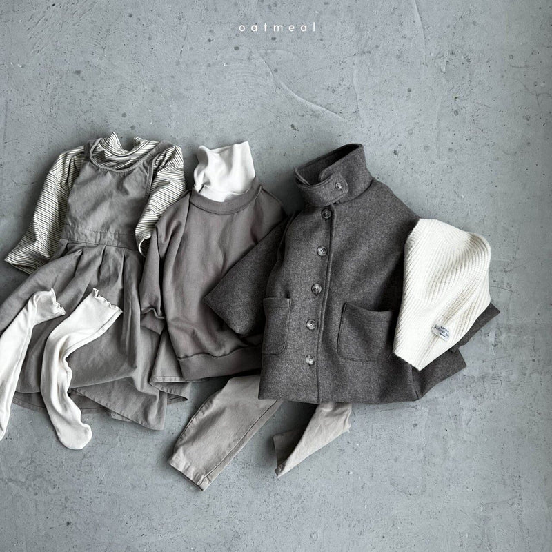 oatmeal / aron one-piece