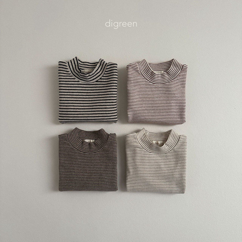 digreen / plip half neck tee