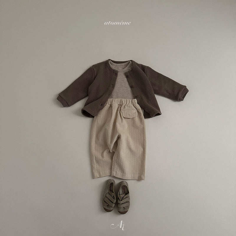 一部即納 atomeme / roy button pants 【 for baby, kids 】