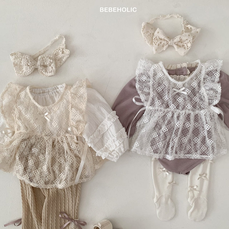 bebe holic / ribbon diamond layered vest【for baby 】