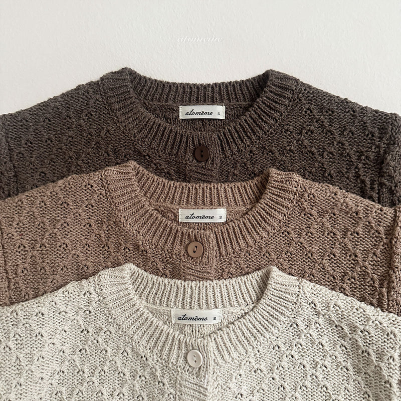 atomeme / vanilla knit cardigan