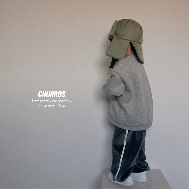 churros / velvet jogger pants 【for kids , jr】