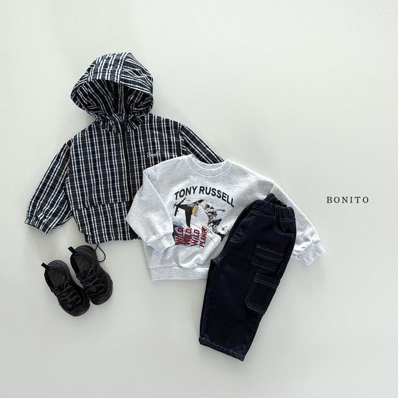bonito / windbreaker hood jumper【for kids,Jr.&adult】