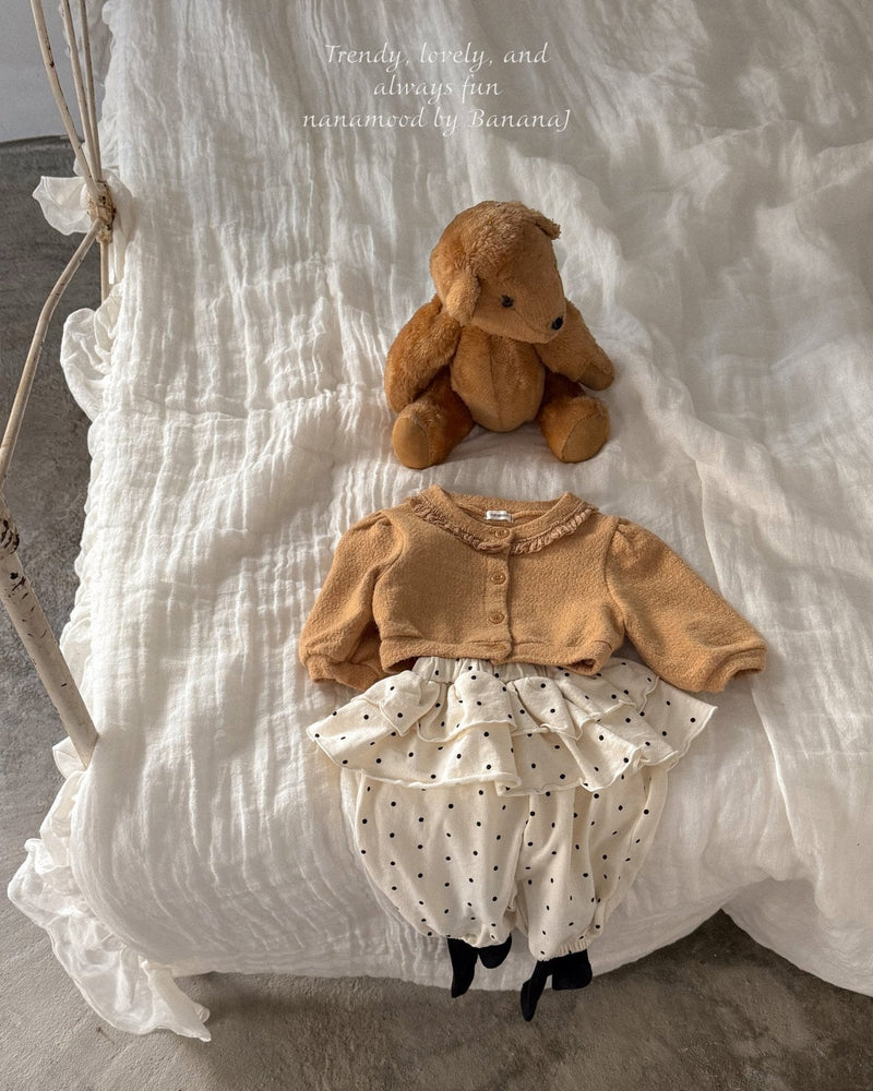 nanamood by banana.j / bebe leaf dot pants【for baby】
