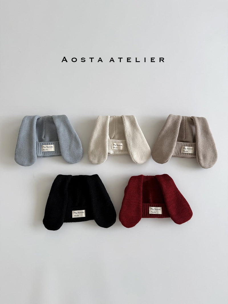 aosta / knit rabbit hat