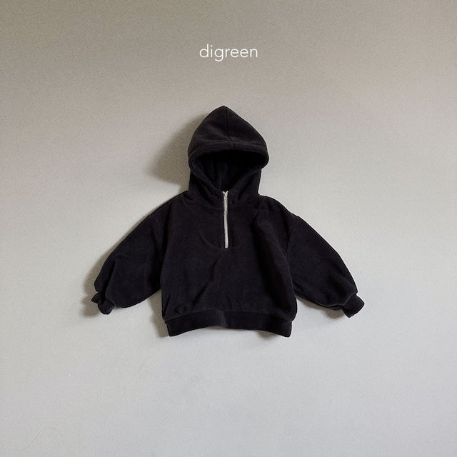 digreen / polar fleece zip-up