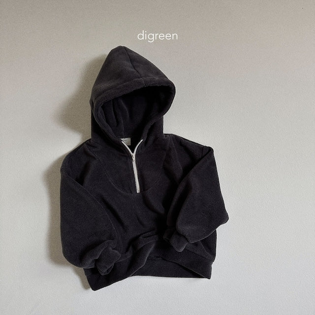 digreen / polar fleece zip-up