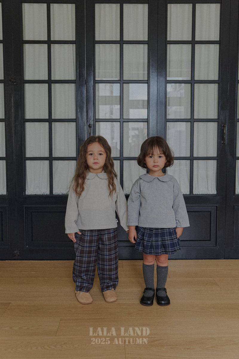 lalaland / lala check skirt【for kids】