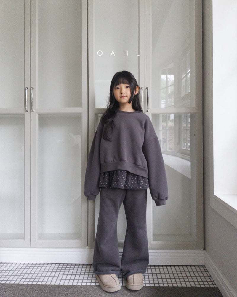 oahu / dot frill t【for kids, Jr. 】