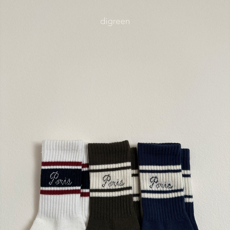 digreen / paris socks【for kids】