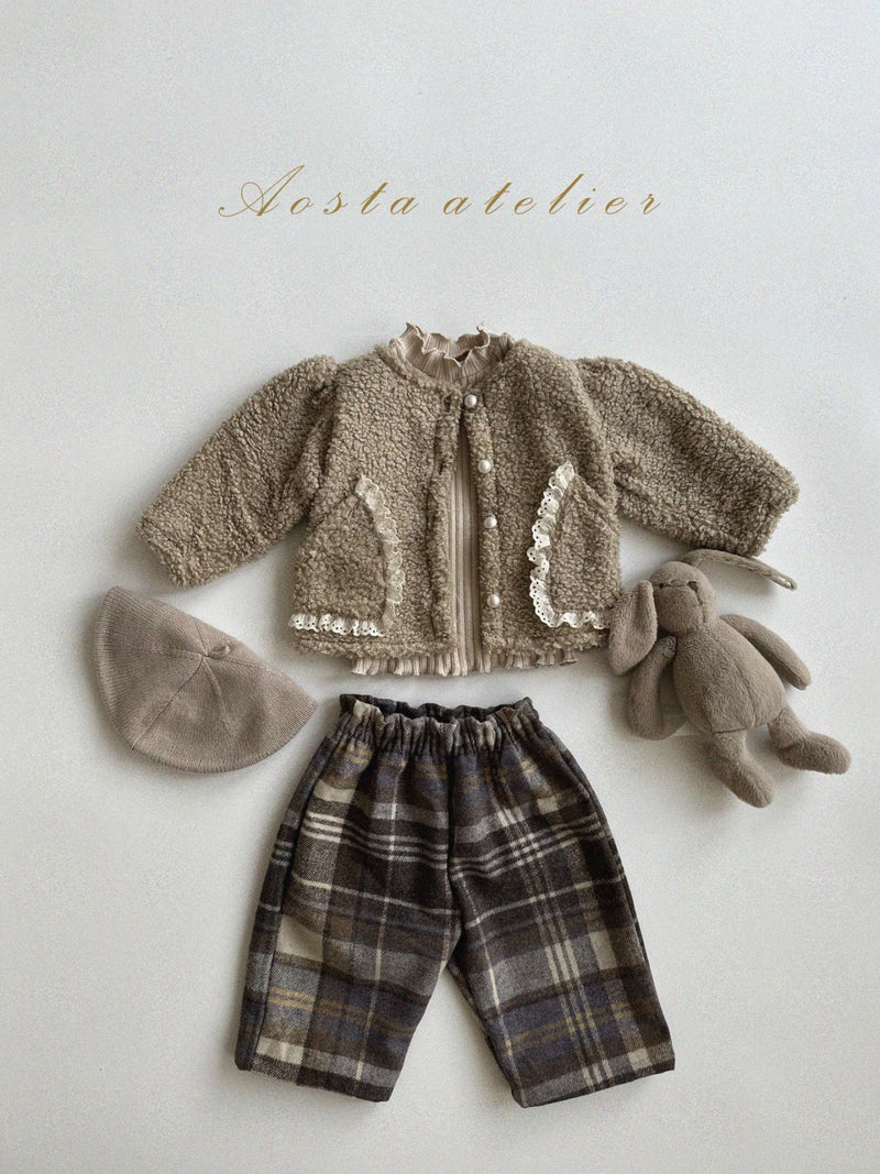 aosta / tete bear cardigan