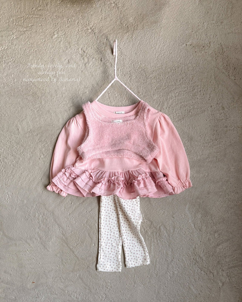 nanamood by banana.j / bebe lopple point tee 【for baby】