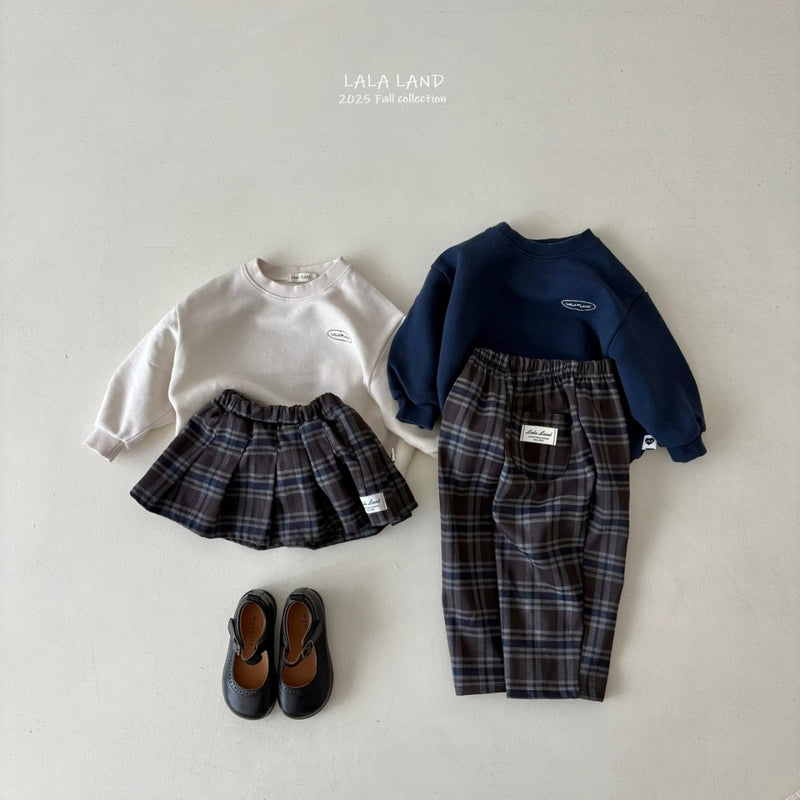lalaland / lala check skirt【for kids】