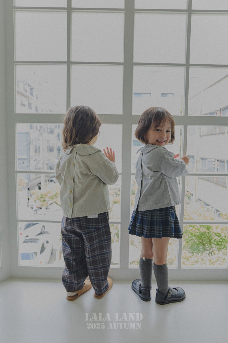 lalaland / lala check skirt【for kids】