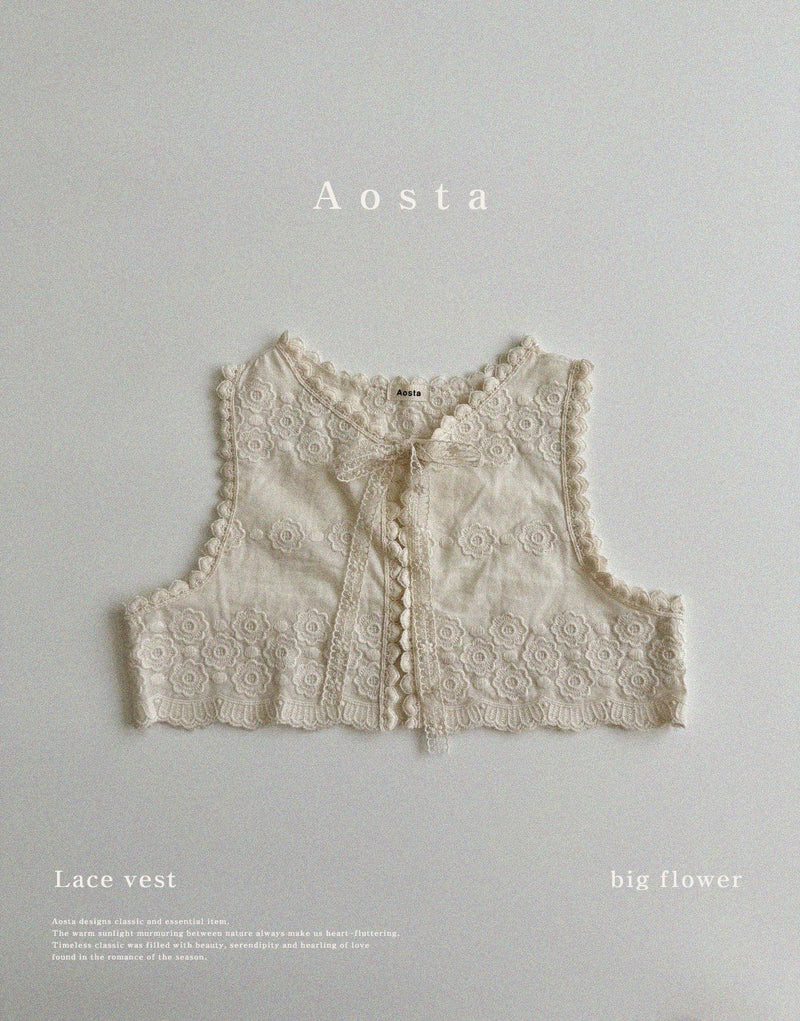 aosta / lace vest