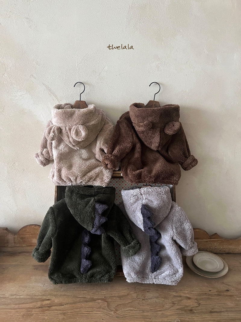 thelala / boa bear zip-up