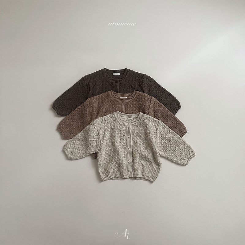 atomeme / vanilla knit cardigan