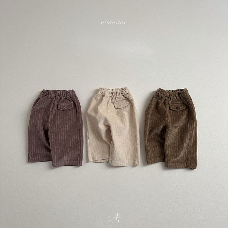 【即納 80/110size】atomeme / roy button pants 【 for baby, kids 】