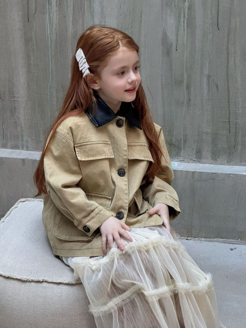 otaly /  sheer maxi skirt【for kids , jr】(no.5751)