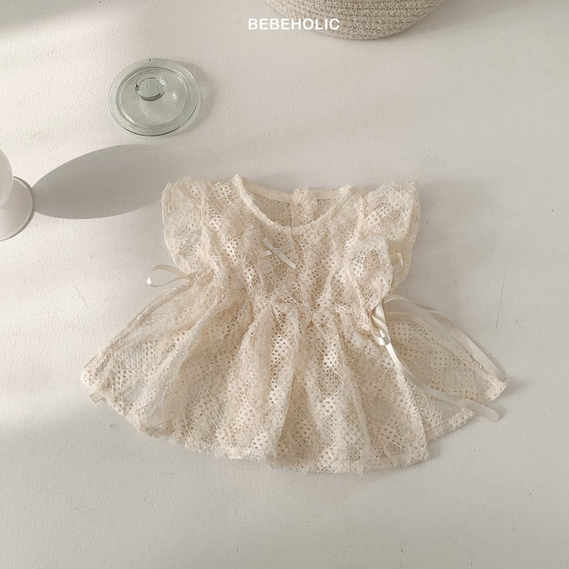 bebe holic / ribbon diamond layered vest【for baby 】