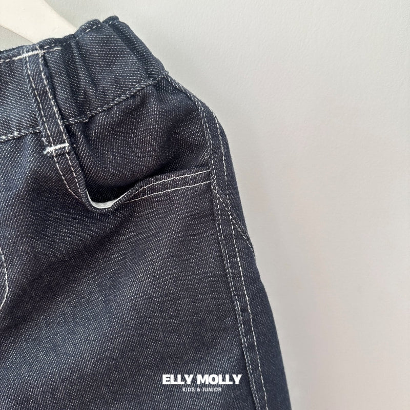 elly molly  / non fade wash dart pants【for kids, Jr.&adult 】