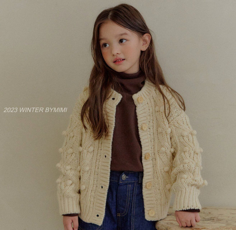 by mimi  / rose cardigan【for kids , jr】