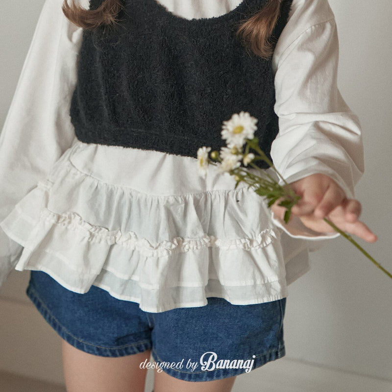 bananaj / lopple poin tee【for kids & jr.】