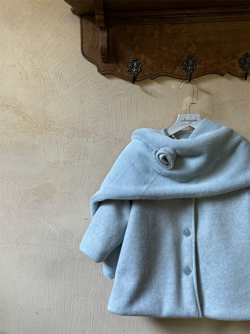 cheng le  / muffler set no collar coat 【for kids , jr 】