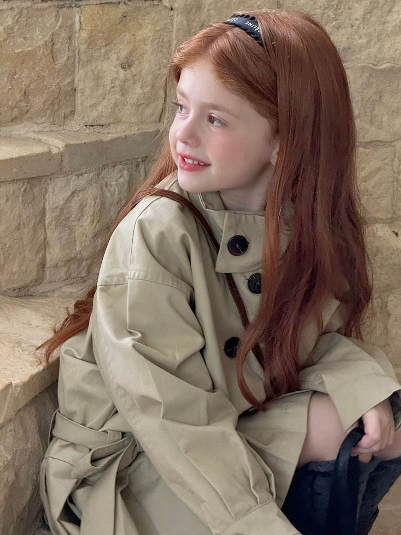 otaly /  pleats trench coat【for kids , jr】(no.5688)