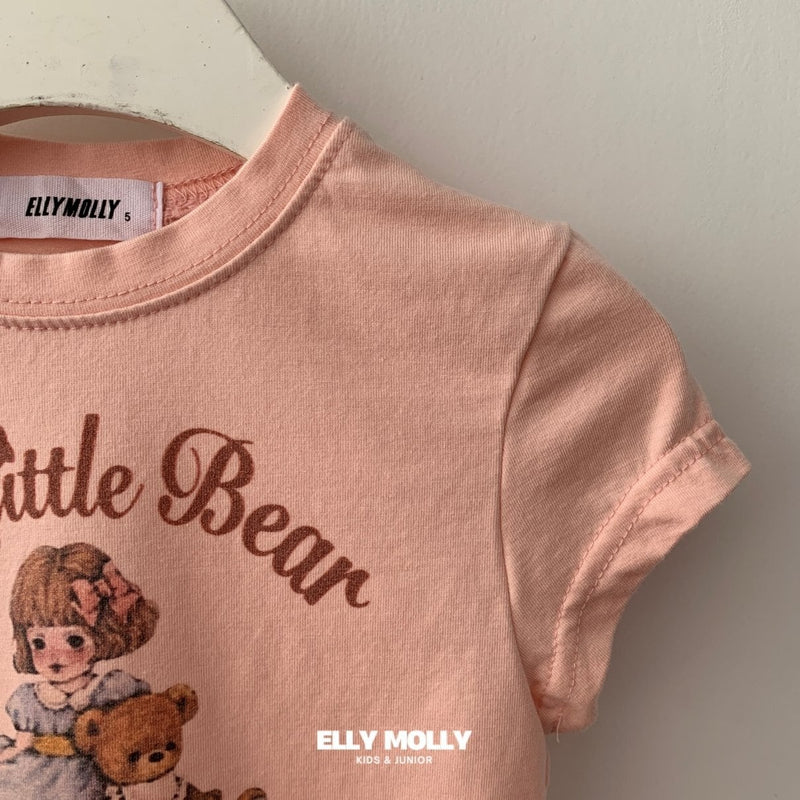 elly molly  / little bear crop tee【for kids, Jr. 】