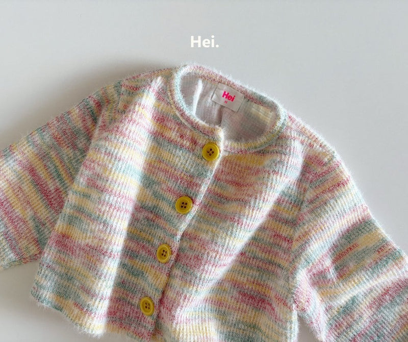 hei. / rainbow cardigan 【for kids】