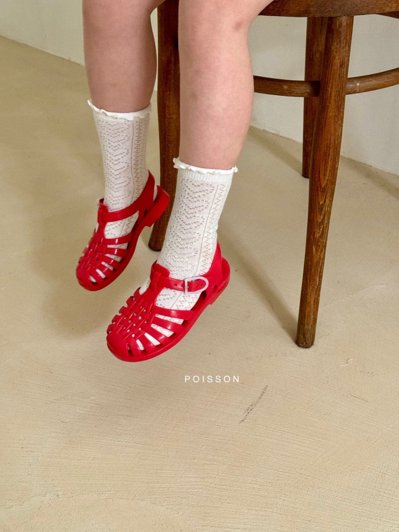 poisson / summer frill socks