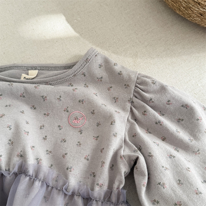 flower frill t【for kids 】