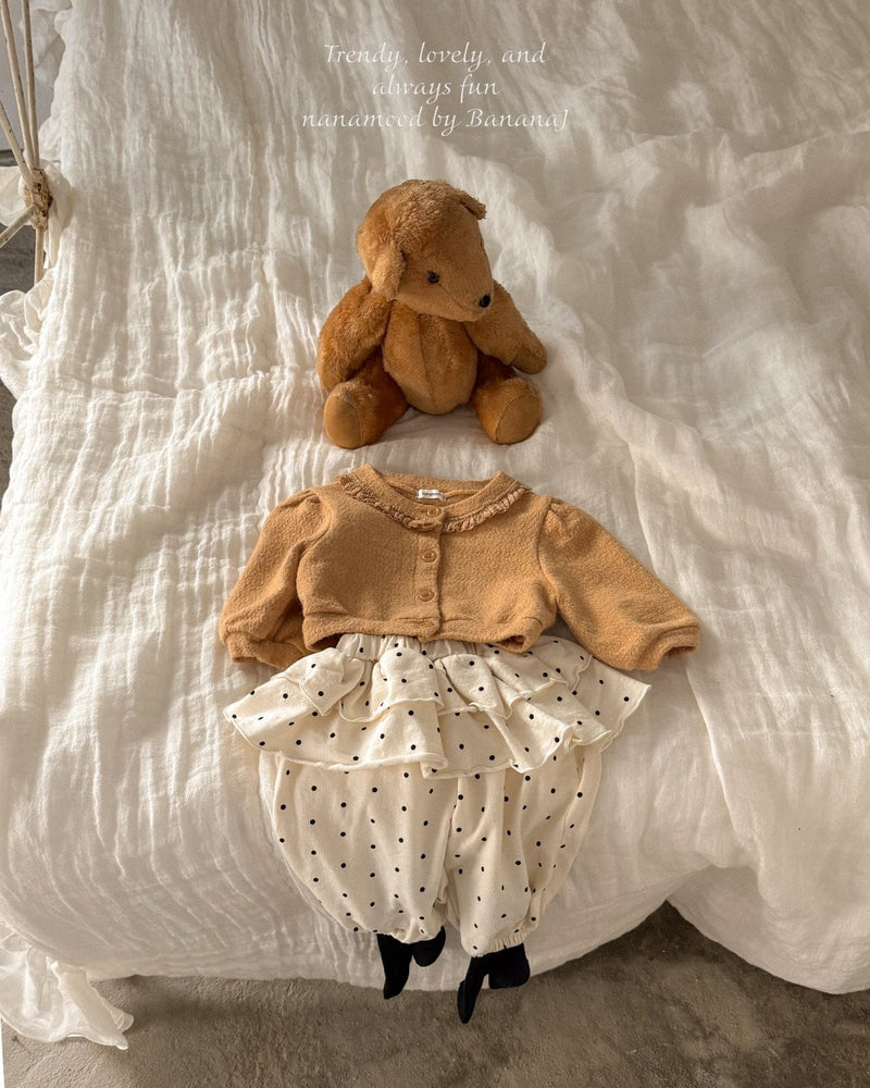 nanamood by banana.j / bebe mocha cardigan【for baby】