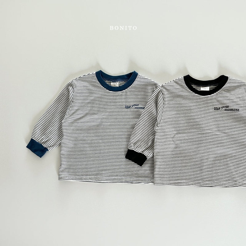 bonito / stripe moment tee