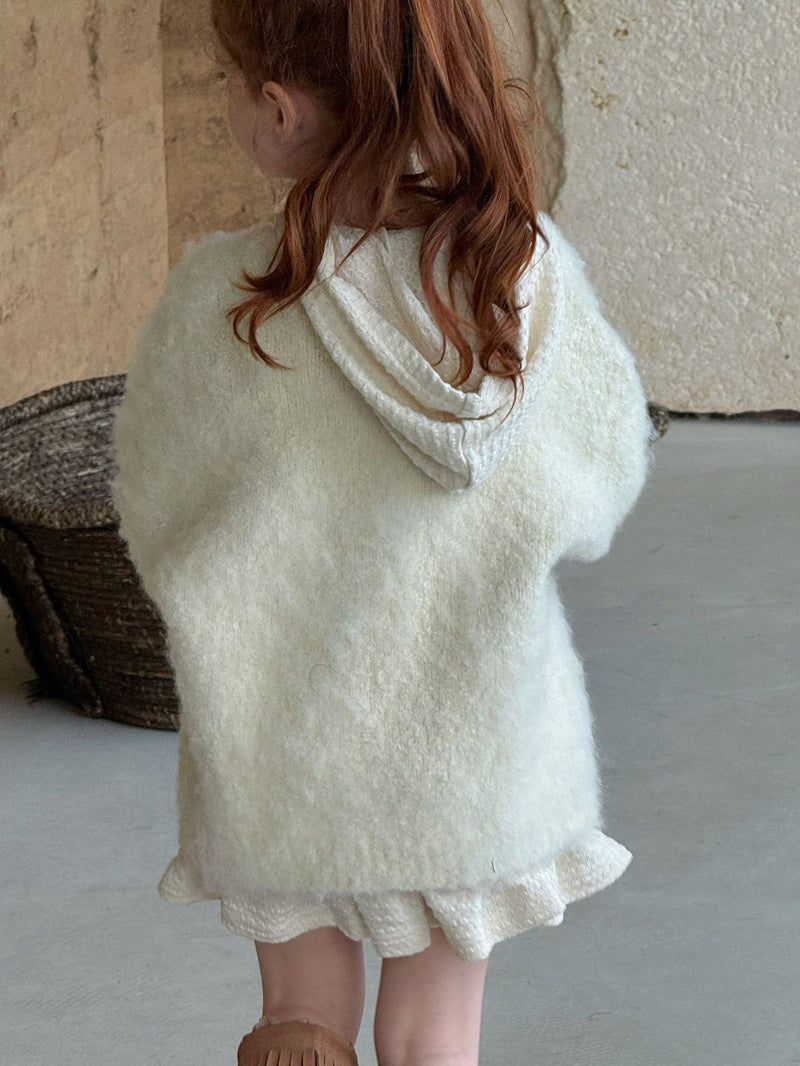 otaly / fluffy cardigan coat【for kids , jr】(no.5676)