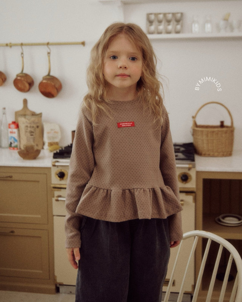 by mimi  / mini dot tee【for kids , jr】