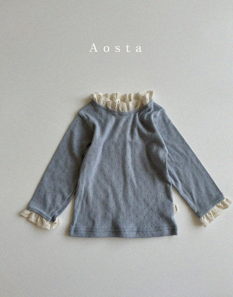 aosta / eyelet tee