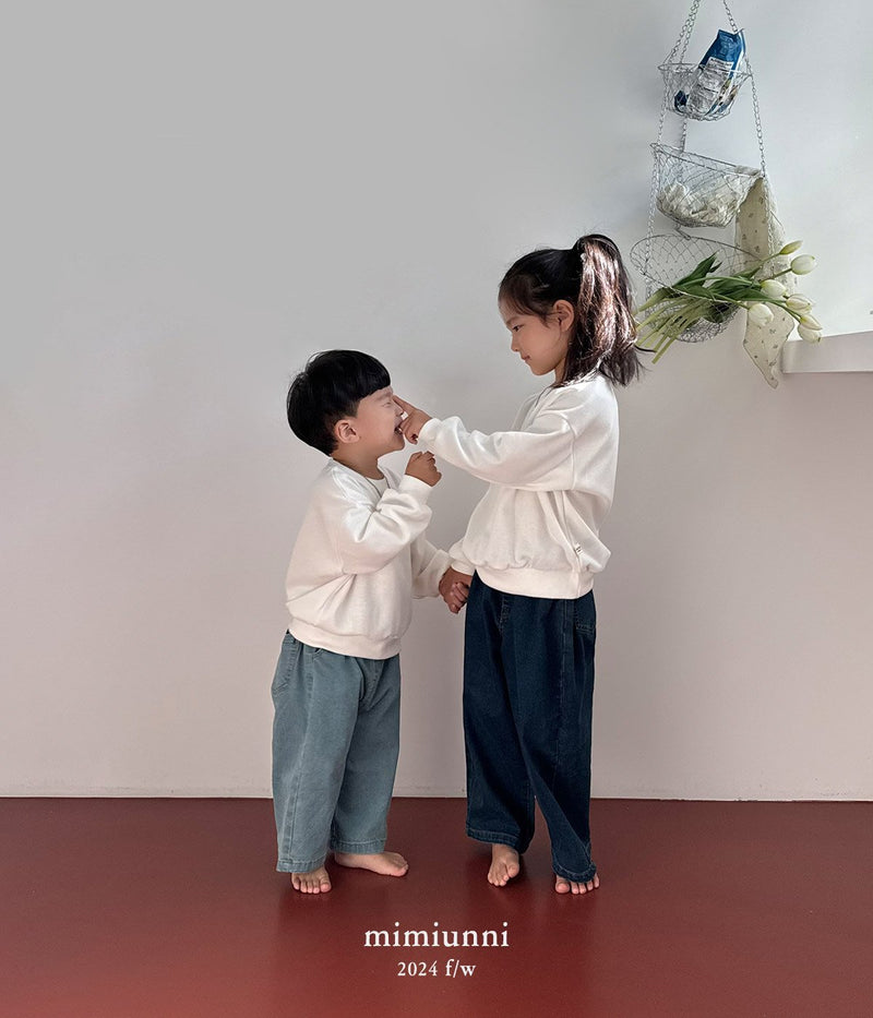 【9/20-9/30期間限定予約販売】mimiunni / 1+1  soft basic mtm【for kids 】2024fw