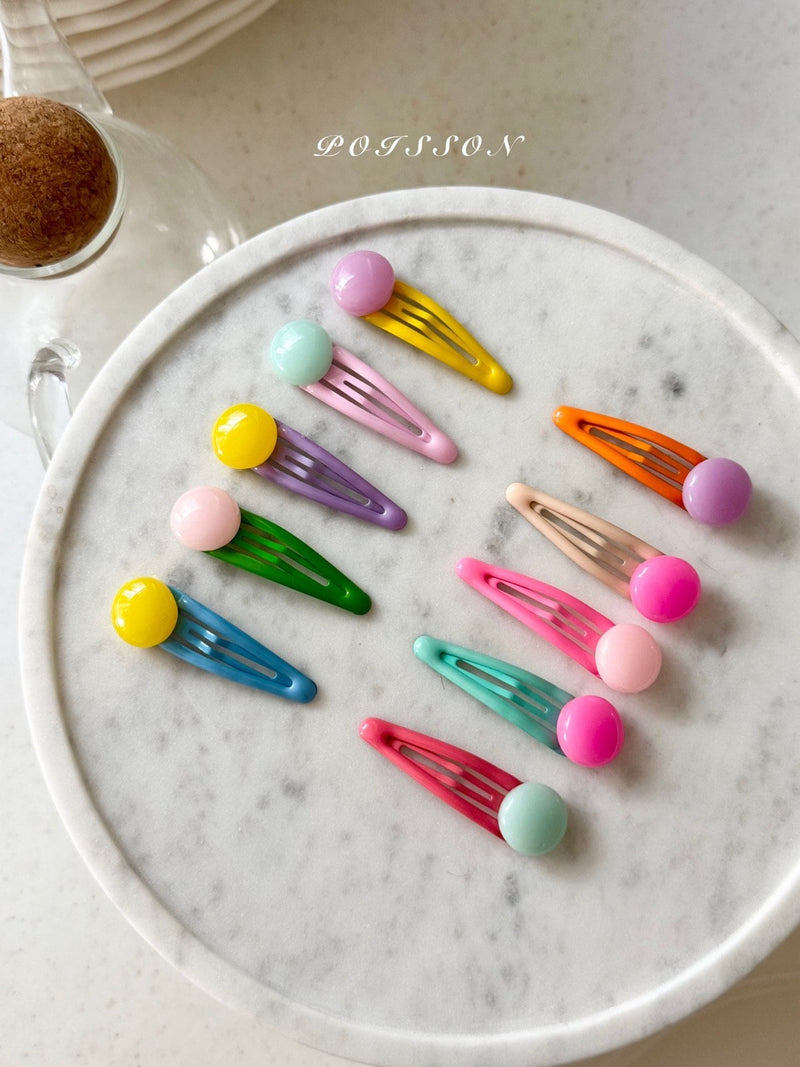 poisson / colorful hairpin (10set)