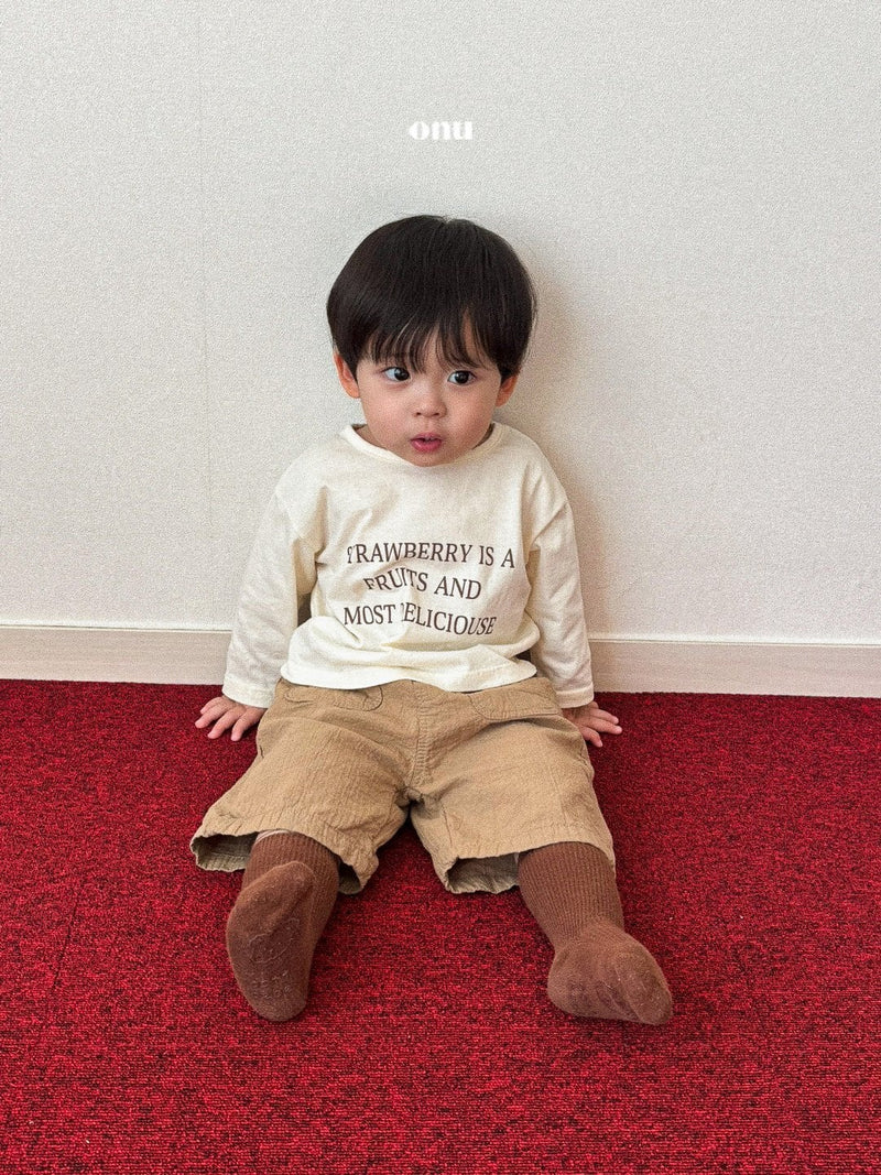 onu / strawberry tee【for kids】