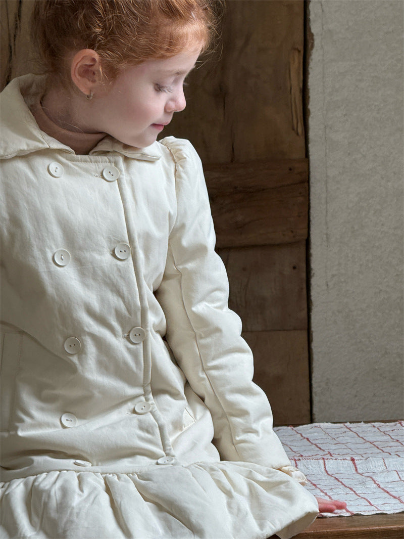 cheng le  / double slim padding coat 【for kids , jr 】