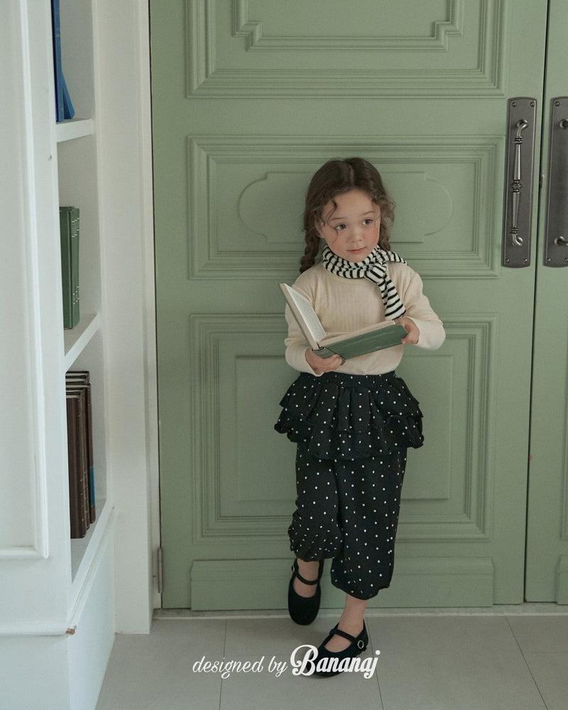 bananaj / flower leaf pants【for kids & jr.】