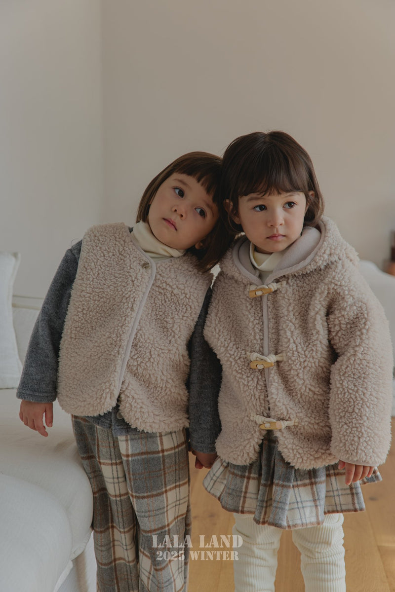 lalaland / bucket check pants【for kids】