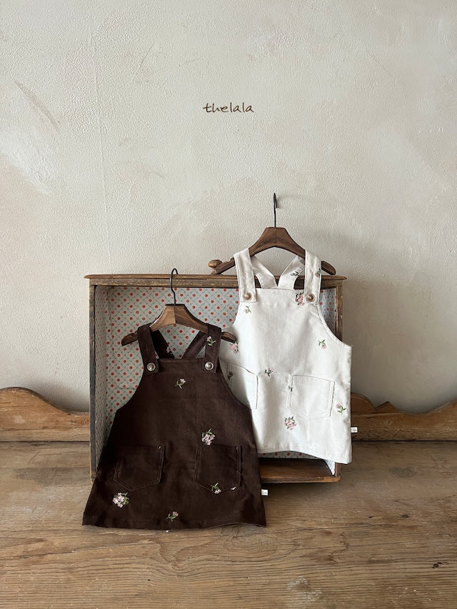 thelala / cream corduroy onepiece