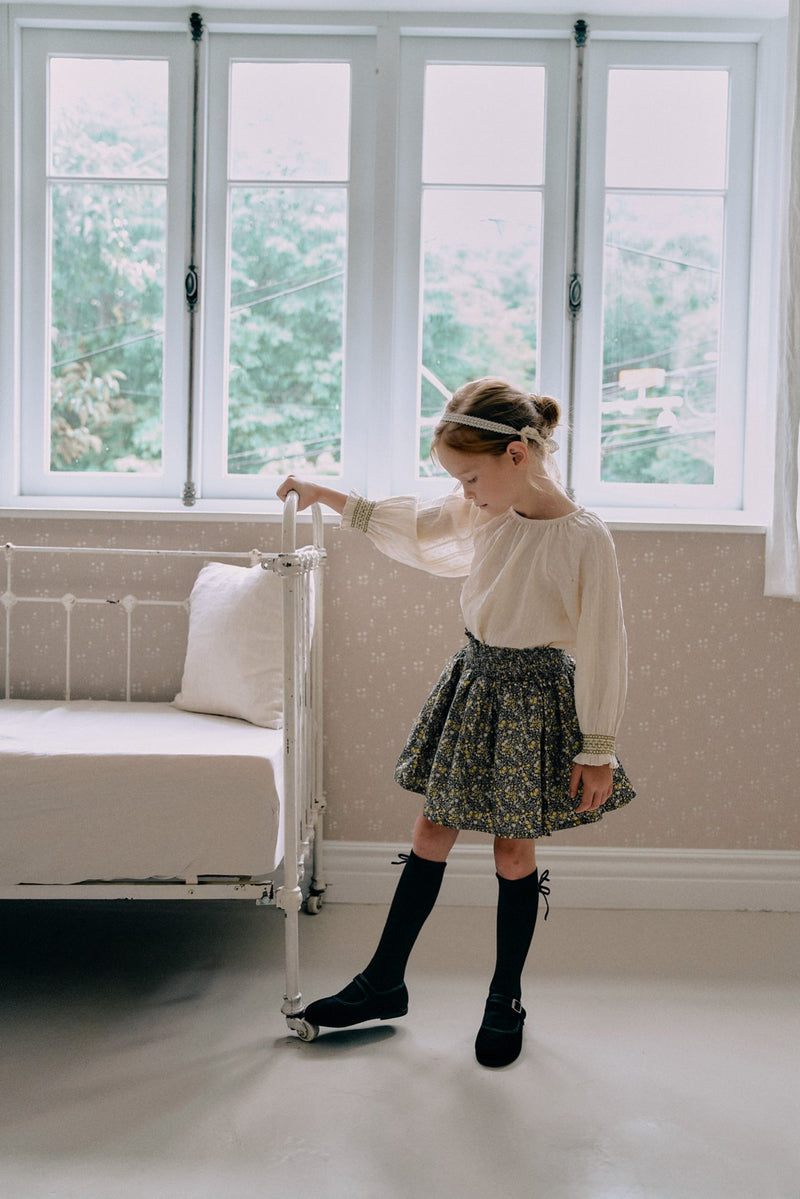 perrobebe / kara smocking skirt